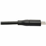 Eaton Tripp Lite Series USB-C to HDMI Adapter Cable (M/M), 4K 60 Hz, 4:4:4, Thunderbolt 3 Compatible, Black, 3 ft. (0.9 m) — U444-003-H4K6BE
