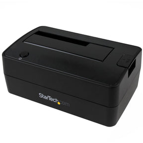 StarTech.com Single Bay USB 3.1 to SATA Hard Drive Docking Station, USB 3.1 (10 Gbps) Hard Drive Dock, External 2.5/3.5" SATA HDD/SSD Dock — SDOCKU313