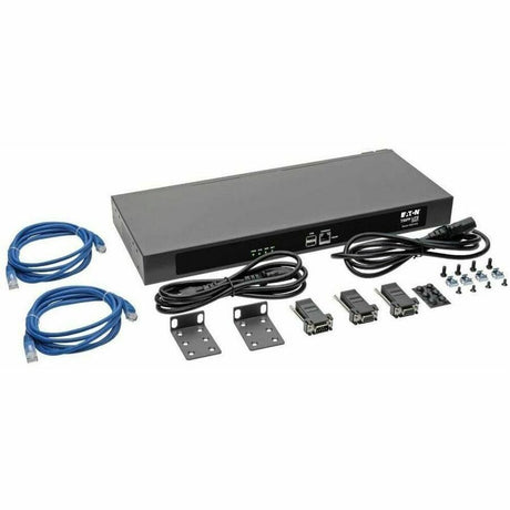 Eaton Tripp Lite Series 16-Port Console Server, USB Ports (2) - Dual GbE NIC, 4 Gb Flash, Desktop/1U Rack, TAA — B097-016