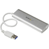 StarTech.com 4-Port USB Hub, USB A to 4x USB-A Ports, USB 5Gbps, Bus-Powered, Portable Laptop USB 3.0 Hub — ST43004UA