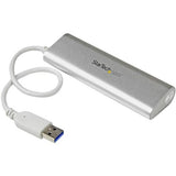 StarTech.com 4-Port USB Hub, USB A to 4x USB-A Ports, USB 5Gbps, Bus-Powered, Portable Laptop USB 3.0 Hub — ST43004UA