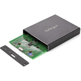 StarTech.com Dual M.2 Enclosure - RAID - M.2 SATA SSD Enclosure - USB 3.1 (10 Gbps) - USB-C & USB-A External Enclosure - Aluminum — SM22BU31C3R