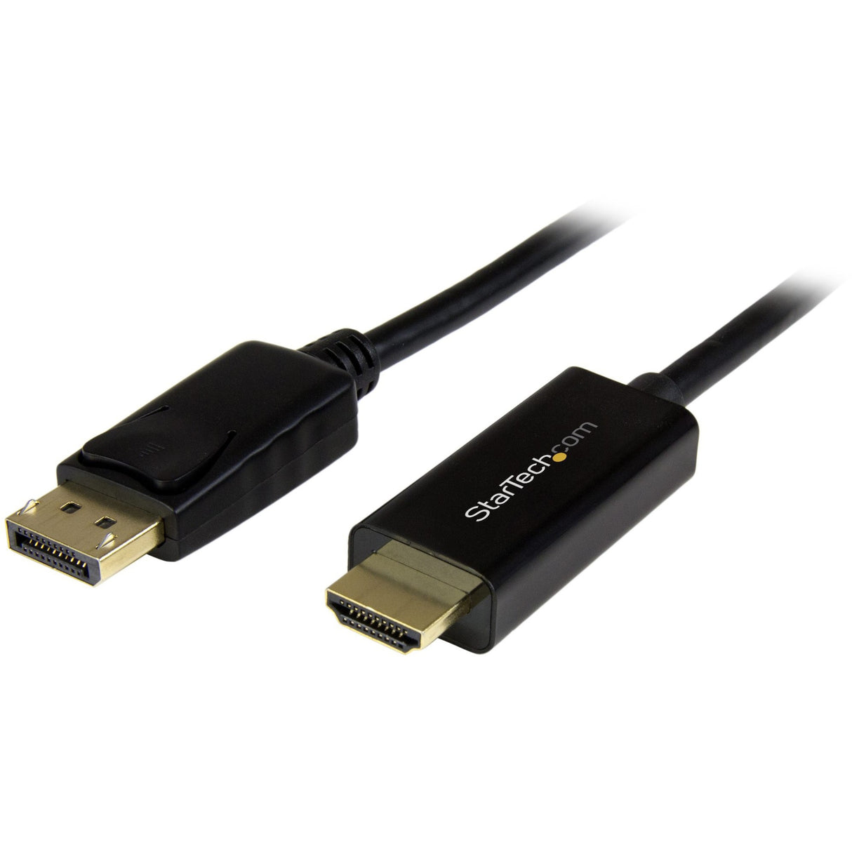 StarTech.com 3ft (1m) DisplayPort to HDMI Cable, 4K 30Hz Video, DP 1.2 to HDMI Adapter Cable Converter for HDMI Monitor/Display, Passive — DP2HDMM1MB
