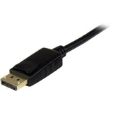 StarTech.com 3ft (1m) DisplayPort to HDMI Cable, 4K 30Hz Video, DP 1.2 to HDMI Adapter Cable Converter for HDMI Monitor/Display, Passive — DP2HDMM1MB