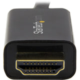 StarTech.com 3ft (1m) DisplayPort to HDMI Cable, 4K 30Hz Video, DP 1.2 to HDMI Adapter Cable Converter for HDMI Monitor/Display, Passive — DP2HDMM1MB