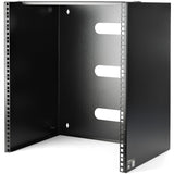 StarTech.com 12U Wall Mount Rack, 14in Deep, 19 inch Wall Mount Network Rack, Wall Mounting Patch Panel Bracket for Switch/IT Equipment — WALLMNT12