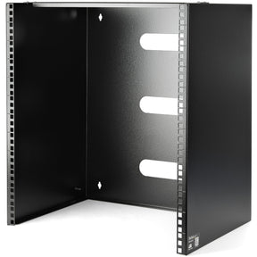 StarTech.com 12U Wall Mount Rack, 14in Deep, 19 inch Wall Mount Network Rack, Wall Mounting Patch Panel Bracket for Switch/IT Equipment — WALLMNT12