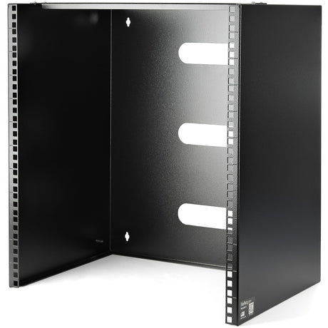 StarTech.com 12U Wall Mount Rack, 14in Deep, 19 inch Wall Mount Network Rack, Wall Mounting Patch Panel Bracket for Switch/IT Equipment — WALLMNT12