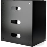 StarTech.com 12U Wall Mount Rack, 14in Deep, 19 inch Wall Mount Network Rack, Wall Mounting Patch Panel Bracket for Switch/IT Equipment — WALLMNT12