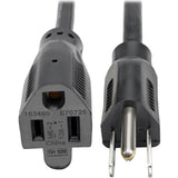 Eaton Tripp Lite Series Power Extension Cord, NEMA 5-15P to NEMA 5-15R - 13A, 120V, 16 AWG, 15 ft. (4.57 m), Black — P024-015-13A