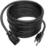 Eaton Tripp Lite Series Power Extension Cord, NEMA 5-15P to NEMA 5-15R - 13A, 120V, 16 AWG, 15 ft. (4.57 m), Black — P024-015-13A