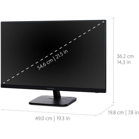 ViewSonic VA2256-MHD 22 Inch IPS 1080p Monitor with FreeSync, HDMI, DisplayPort and VGA Inputs for Home and Office — VA2256-MHD