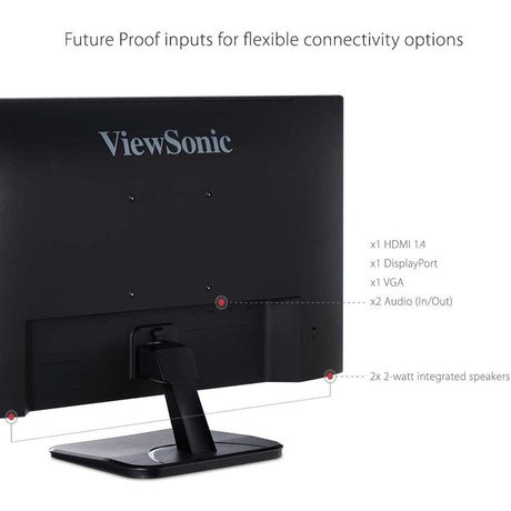ViewSonic VA2256-MHD 22 Inch IPS 1080p Monitor with FreeSync, HDMI, DisplayPort and VGA Inputs for Home and Office — VA2256-MHD