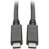 Eaton Tripp Lite Series USB-C Cable (M/M) - USB 3.2, Gen 1 (5 Gbps), Thunderbolt 3 Compatible, 6 ft. (1.83 m) — U420-006