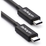StarTech.com 2m (6.6ft) Thunderbolt 3 Cable, 20Gbps, 100W PD, 4K Video, Thunderbolt-Certified, Compatible w/ TB4/USB 3.2/DisplayPort — TBLT3MM2M