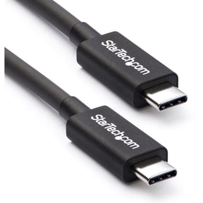StarTech.com 2m (6.6ft) Thunderbolt 3 Cable, 20Gbps, 100W PD, 4K Video, Thunderbolt-Certified, Compatible w/ TB4/USB 3.2/DisplayPort — TBLT3MM2M