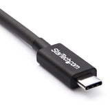 StarTech.com 2m (6.6ft) Thunderbolt 3 Cable, 20Gbps, 100W PD, 4K Video, Thunderbolt-Certified, Compatible w/ TB4/USB 3.2/DisplayPort — TBLT3MM2M