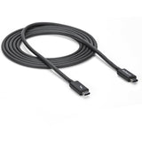 StarTech.com 2m (6.6ft) Thunderbolt 3 Cable, 20Gbps, 100W PD, 4K Video, Thunderbolt-Certified, Compatible w/ TB4/USB 3.2/DisplayPort — TBLT3MM2M