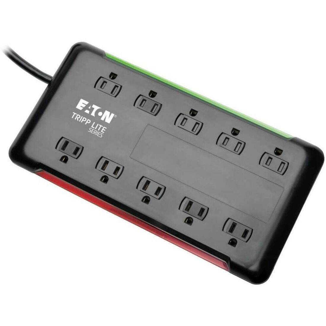 Eaton Tripp Lite Series Protect It! 10-Outlet Surge Protector, 6 ft. Cord, 2880 Joules, Black Housing — TLP1006B