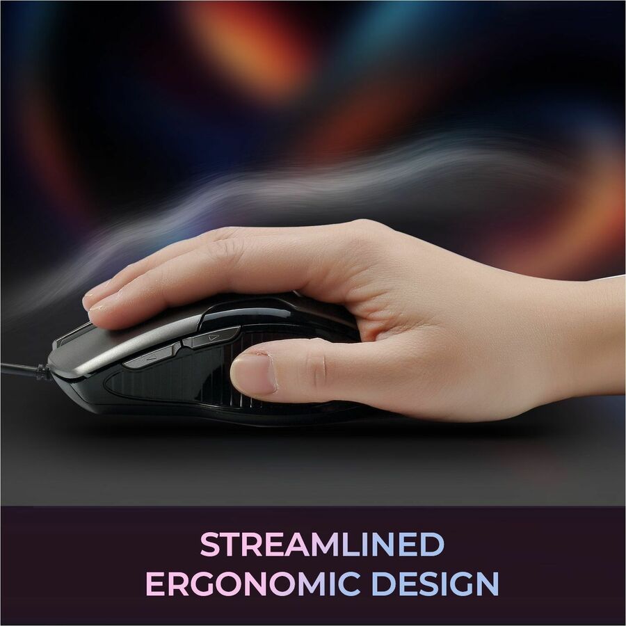 Adesso Multi-Color 6-Button Gaming Mouse — iMouse X1