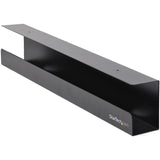 StarTech.com Under Desk Cable Management Tray, Cable Tray Organizer/Manager, Desk/Table Mount, Cord/Power Strip Holder, 23-1/2"L x 4-1/2"D — UDCMTRAY