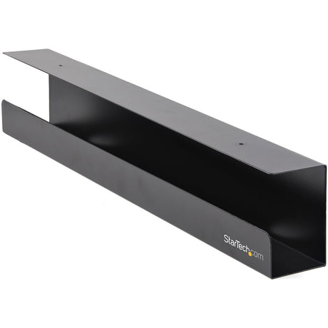 StarTech.com Under Desk Cable Management Tray, Cable Tray Organizer/Manager, Desk/Table Mount, Cord/Power Strip Holder, 23-1/2"L x 4-1/2"D — UDCMTRAY