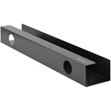 StarTech.com Under Desk Cable Management Tray, Cable Tray Organizer/Manager, Desk/Table Mount, Cord/Power Strip Holder, 23-1/2"L x 4-1/2"D — UDCMTRAY