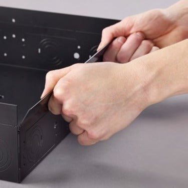 Chief Lever Lock Plate - For In-Wall Storage Box - Black — PACL1