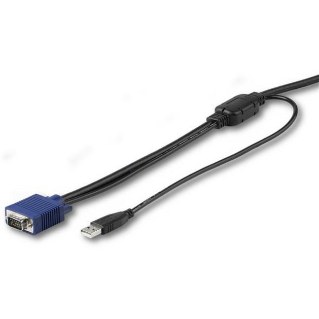StarTech.com 15 ft. (4.6 m) USB KVM Cable for StarTech.com Rackmount Consoles - VGA and USB KVM Console Cable (RKCONSUV15) — RKCONSUV15