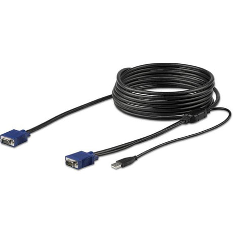 StarTech.com 15 ft. (4.6 m) USB KVM Cable for StarTech.com Rackmount Consoles - VGA and USB KVM Console Cable (RKCONSUV15) — RKCONSUV15