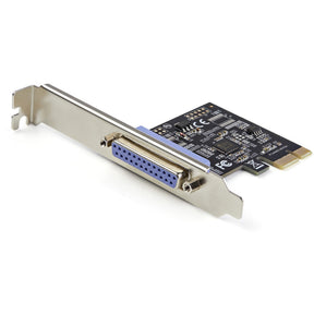 StarTech.com 1-Port Parallel PCIe Card, PCI Express to Parallel DB25 LPT Adapter Card, Desktop Expansion Controller for Printer, SPP/ECP — PEX1P2