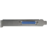 StarTech.com 1-Port Parallel PCIe Card, PCI Express to Parallel DB25 LPT Adapter Card, Desktop Expansion Controller for Printer, SPP/ECP — PEX1P2