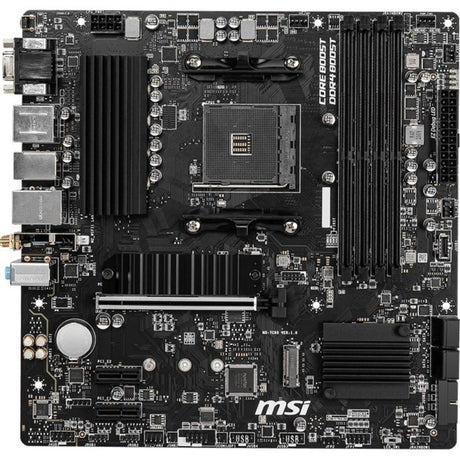 MSI B550M PRO-VDH WIFI Desktop Motherboard - AMD B550 Chipset - Socket AM4 - Micro ATX — B550MPVDHWIFI