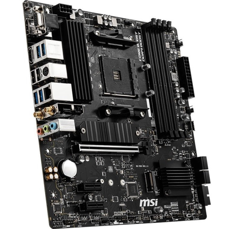 MSI B550M PRO-VDH WIFI Desktop Motherboard - AMD B550 Chipset - Socket AM4 - Micro ATX — B550MPVDHWIFI