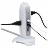 Eaton Tripp Lite Series 5-Outlet Surge Protector Tower, 3x USB Ports (3.1A Shared), 6 ft. Cord, 5-15P Plug, 1200 Joules, White — TLP66USB