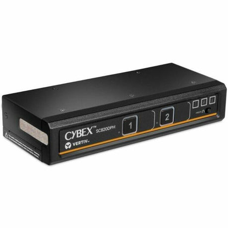 Vertiv Avocent Cybex SC800 Secure Desktop KVM, Single Head Monitor, 2 Port, NIAP V4.0 Certified, TAA Compliant, Common Criteria PP3.0 (SC820DPH-400) — SC820DPH-400