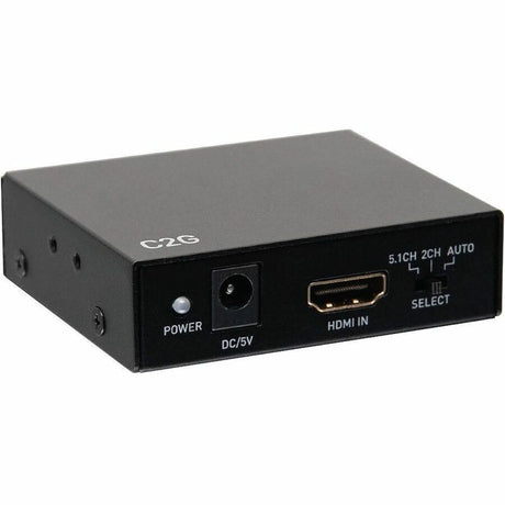 C2G HDMI Audio Extractor with TOSLINK, SPDIF and 3.5mm - 4K 60Hz — C2G41003