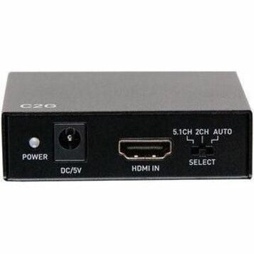 C2G HDMI Audio Extractor with TOSLINK, SPDIF and 3.5mm - 4K 60Hz — C2G41003