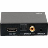 C2G HDMI Audio Extractor with TOSLINK, SPDIF and 3.5mm - 4K 60Hz — C2G41003