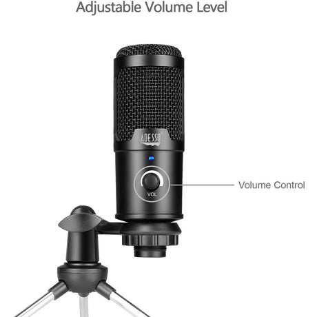 Adesso M4 Wired Condenser Microphone for Video Conferencing, Live Streaming, Meeting Room — XtreamM4