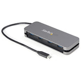 StarTech.com 4 Port USB C Hub - 4x USB-A - 5Gbps USB 3.0 Type-C Hub (USB 3.2/3.2 Gen 1) - Bus Powered - 11" Long Cable w/ Cable Management — HB30CM4AB