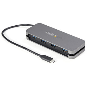 StarTech.com 4 Port USB C Hub - 4x USB-A - 5Gbps USB 3.0 Type-C Hub (USB 3.2/3.2 Gen 1) - Bus Powered - 11" Long Cable w/ Cable Management — HB30CM4AB