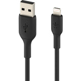 Belkin BoostCharge Lightning to USB-A Cable (2 meter / 6.6 foot, Black) — CAA001bt2MBK