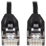 Eaton Tripp Lite Series Cat6a 10G Snagless Molded Slim UTP Ethernet Cable (RJ45 M/M), Black, 20 ft. (6.09 m) — N261-S20-BK