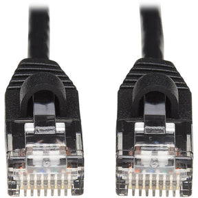 Eaton Tripp Lite Series Cat6a 10G Snagless Molded Slim UTP Ethernet Cable (RJ45 M/M), Black, 20 ft. (6.09 m) — N261-S20-BK