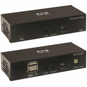 Eaton Tripp Lite Series HDMI over Cat6 Extender Kit, KVM Support, 4K 60Hz, 4:4:4, USB/IR, PoC, HDR, HDCP 2.2, 230 ft., TAA — B127A-1A1-BHBH