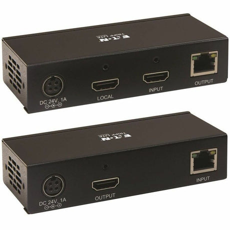 Eaton Tripp Lite Series HDMI over Cat6 Extender Kit, KVM Support, 4K 60Hz, 4:4:4, USB/IR, PoC, HDR, HDCP 2.2, 230 ft., TAA — B127A-1A1-BHBH
