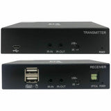 Eaton Tripp Lite Series HDMI over Cat6 Extender Kit, KVM Support, 4K 60Hz, 4:4:4, USB/IR, PoC, HDR, HDCP 2.2, 230 ft., TAA — B127A-1A1-BHBH
