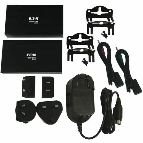 Eaton Tripp Lite Series HDMI over Cat6 Extender Kit, KVM Support, 4K 60Hz, 4:4:4, USB/IR, PoC, HDR, HDCP 2.2, 230 ft., TAA — B127A-1A1-BHBH
