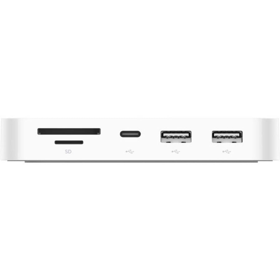 Belkin USB-C 6-in-1 Hub with Mount - USB-C Docking Station with Micro SD Card Reader - Compatible w/ MacBook, Chromebook — INC011ttWH